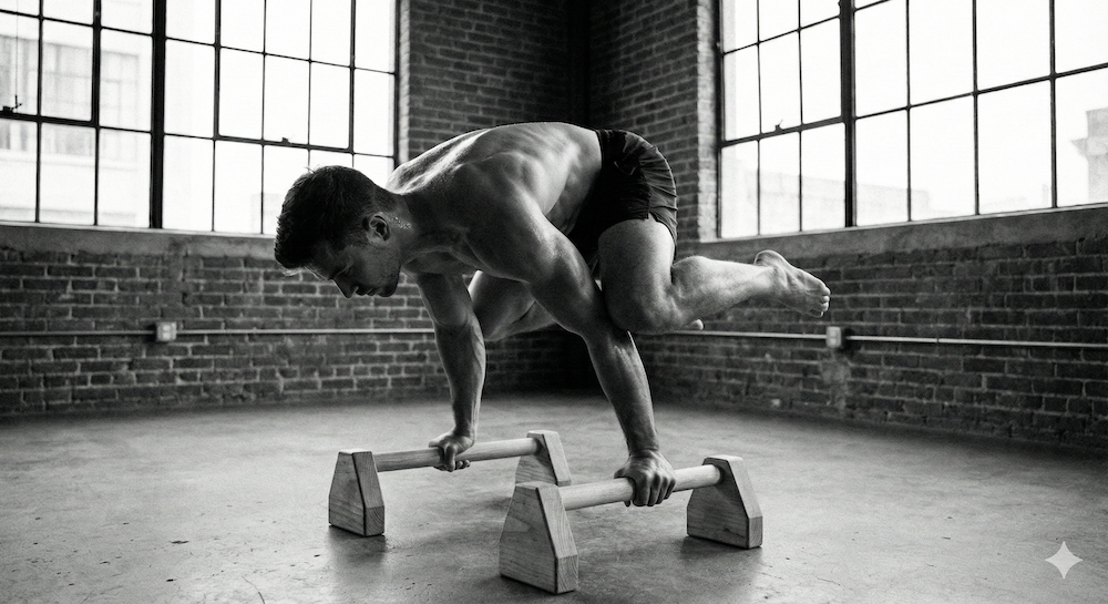 parallettes dip barren